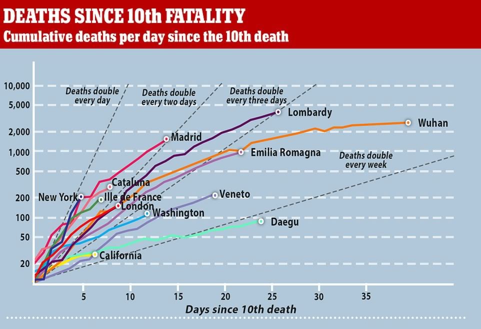 CIVID 19 deaths by City